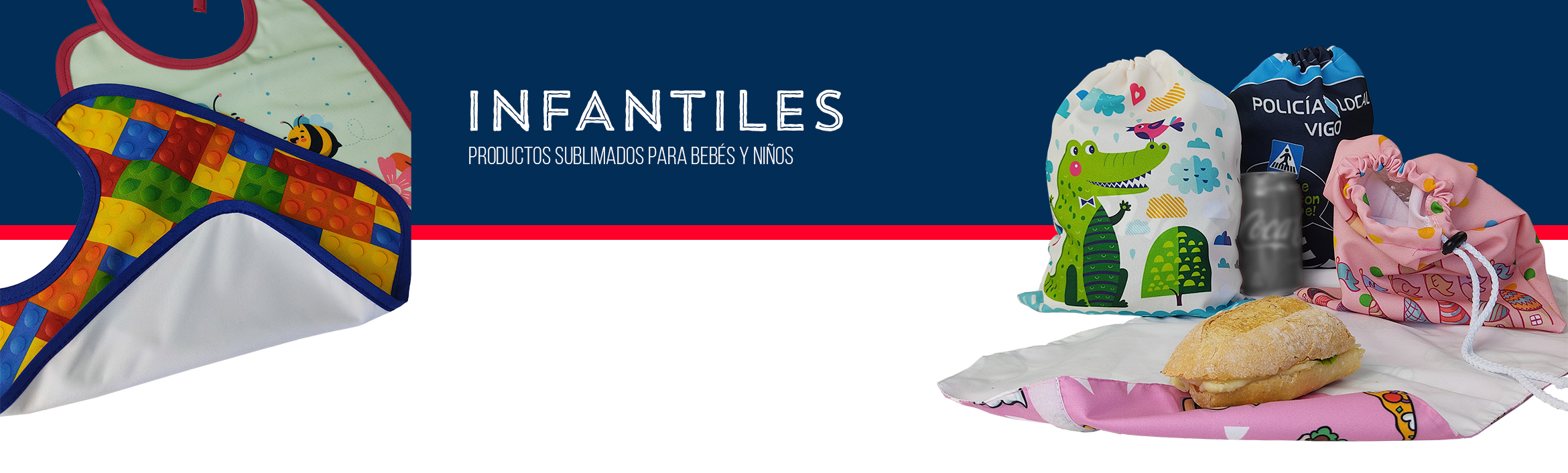 Productos sublimados especiales para niños y bebés