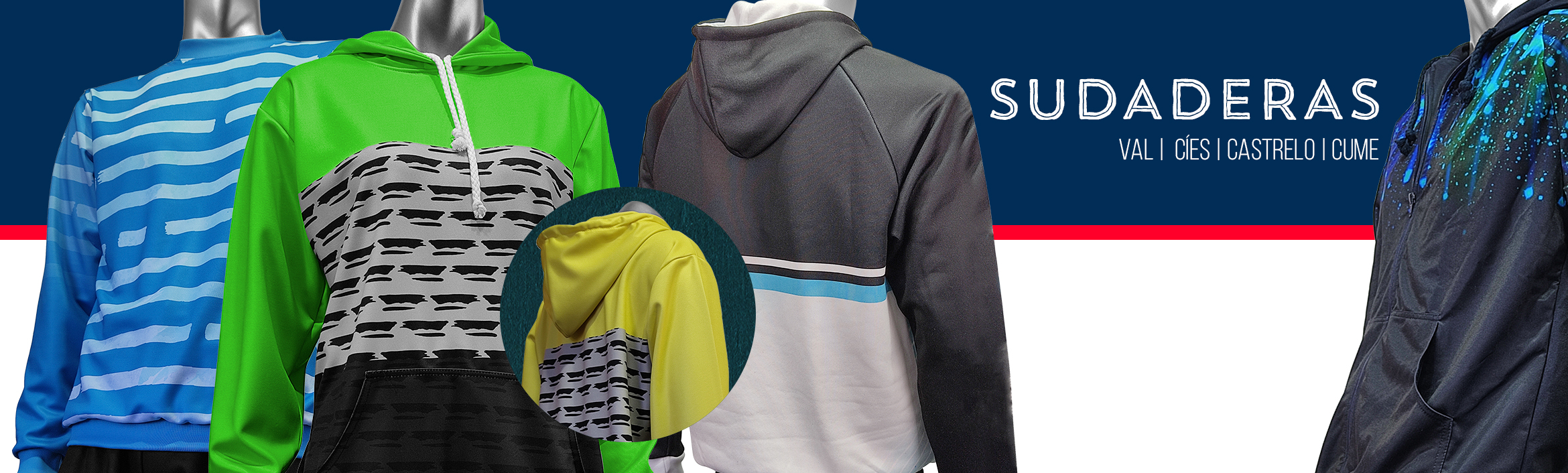 Sudaderas sublimadas unisex para adultos y niños