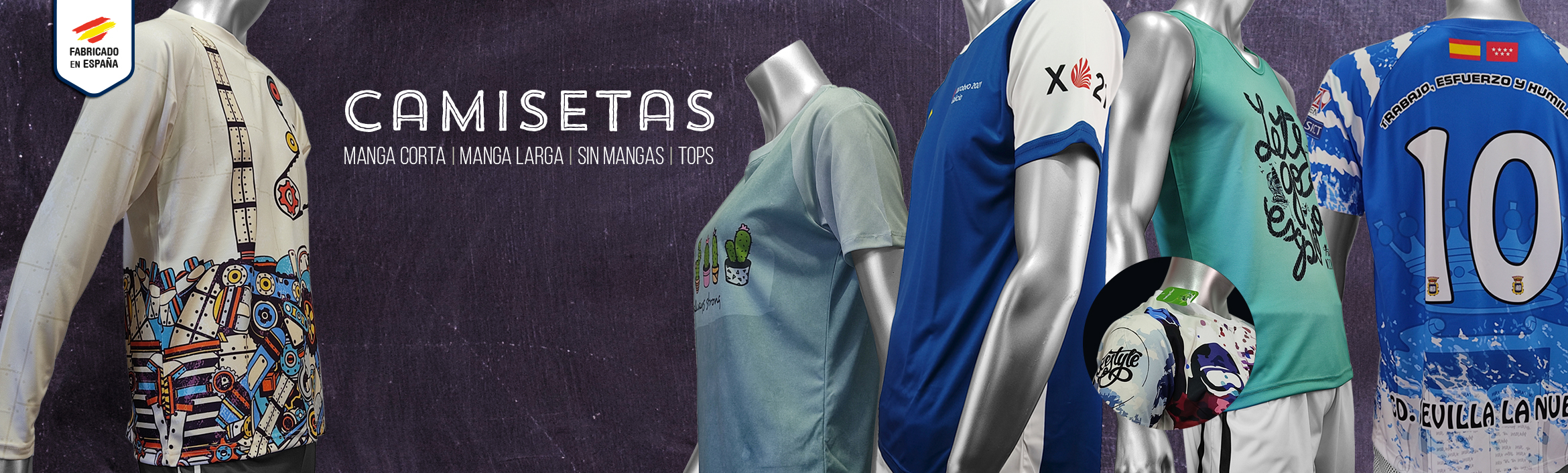 Camisetas sublimadas